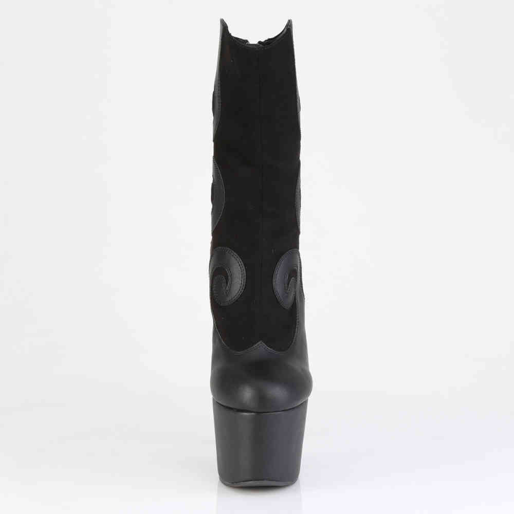 Pleaser - ADORE1034 Bottes de plateforme - Noir